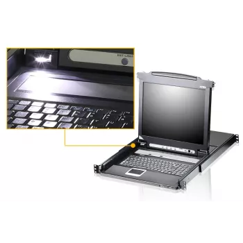 Switch KVM ATEN CL5708N montaggio rack nero USB 1280x1024