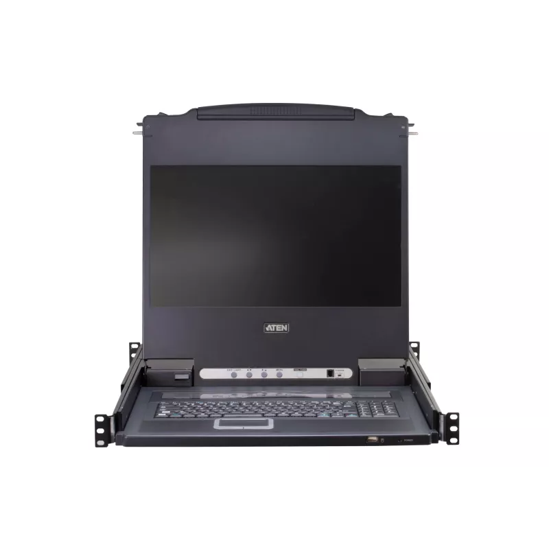 ATEN CL5716M console rack 43,2 cm (17 inch) 1280 x 1024 pixel metallo, plastica nero 1HE