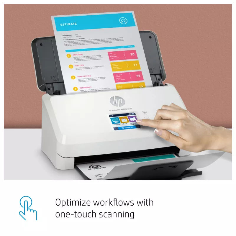 HP ScanJet Pro N4000 snw1 scanner a scansione con alimentatore automatico 600 x 600 DPI