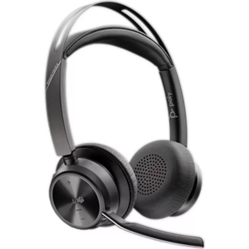 HP Poly Voyager Focus 2 Microsoft Teams Certified cuffie USB-C-C + adattatore USB-C/A