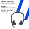 HP Poly Voyager Focus 2 Microsoft Teams Certified cuffie USB-C-C + adattatore USB-C/A