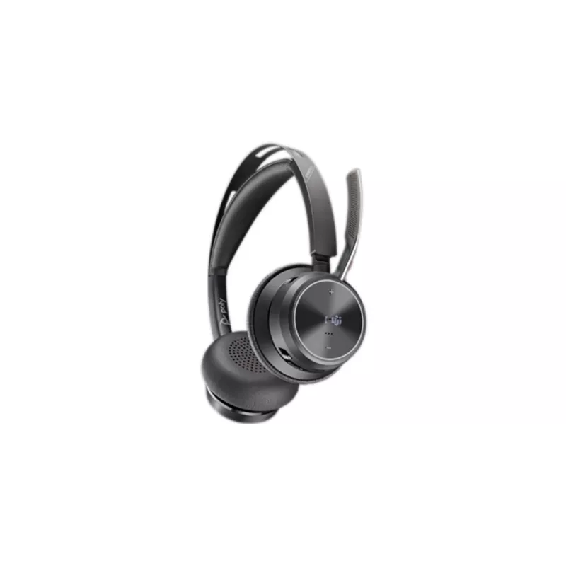 HP Poly Voyager Focus 2 Microsoft Teams Certified cuffie USB-C-C + adattatore USB-C/A