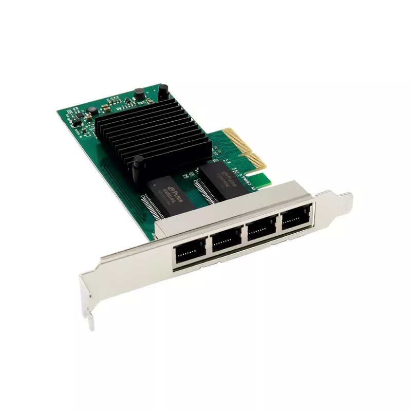 Scheda di rete MicroConnect I350-T4 PCIe x4 1GbE – 4 porte Gigabit Ethernet PCIe x4