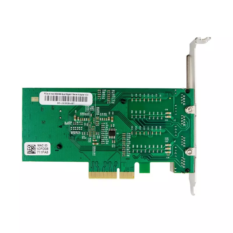 Scheda di rete MicroConnect I350-T4 PCIe x4 1GbE – 4 porte Gigabit Ethernet PCIe x4