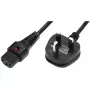Cavo di alimentazione MicroConnect UK tipo G a connettore IEC C13 – cavo di alimentazione per computer e periferiche