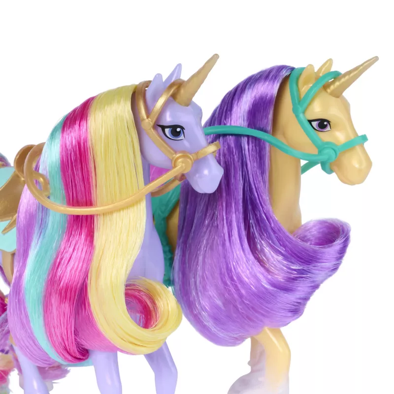 Unicorn Academy, Magic Unleashed Adventure Pack, idea regalo di Pasqua, include bambole Sophia, Ava, Ravenzella, unicorni Wildstar, Leaf & altro