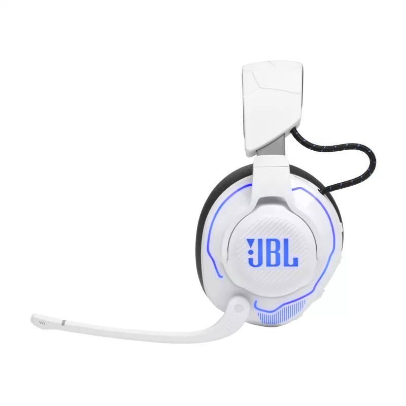 JBL Quantum 910P headset con filo & wireless fascia gaming USB Type-C Bluetooth blu, bianco