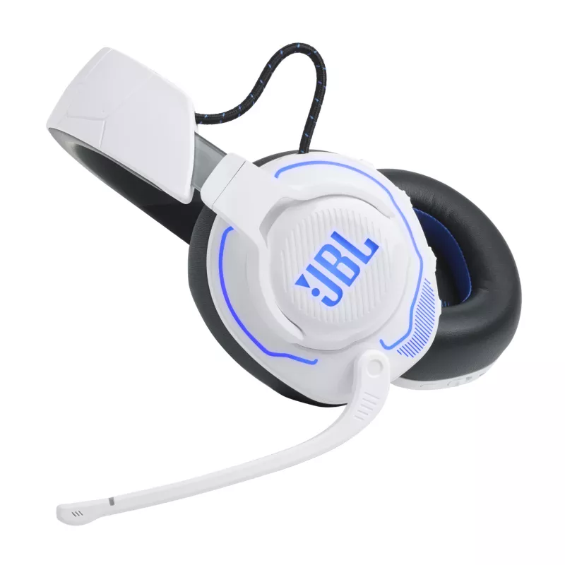 JBL Quantum 910P headset con filo & wireless fascia gaming USB Type-C Bluetooth blu, bianco