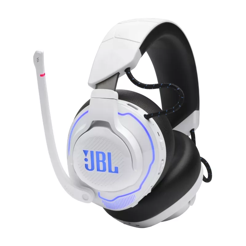 JBL Quantum 910P headset con filo & wireless fascia gaming USB Type-C Bluetooth blu, bianco