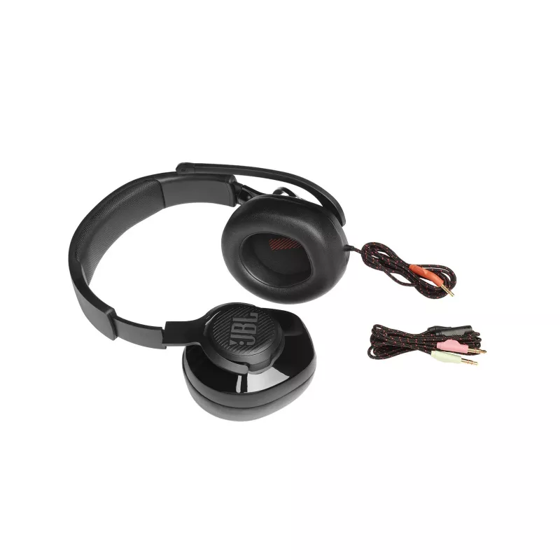 JBL Quantum 200 NERO, con filo, 20 - 20000 Hz, gaming, 248 g, cuffie, nero
