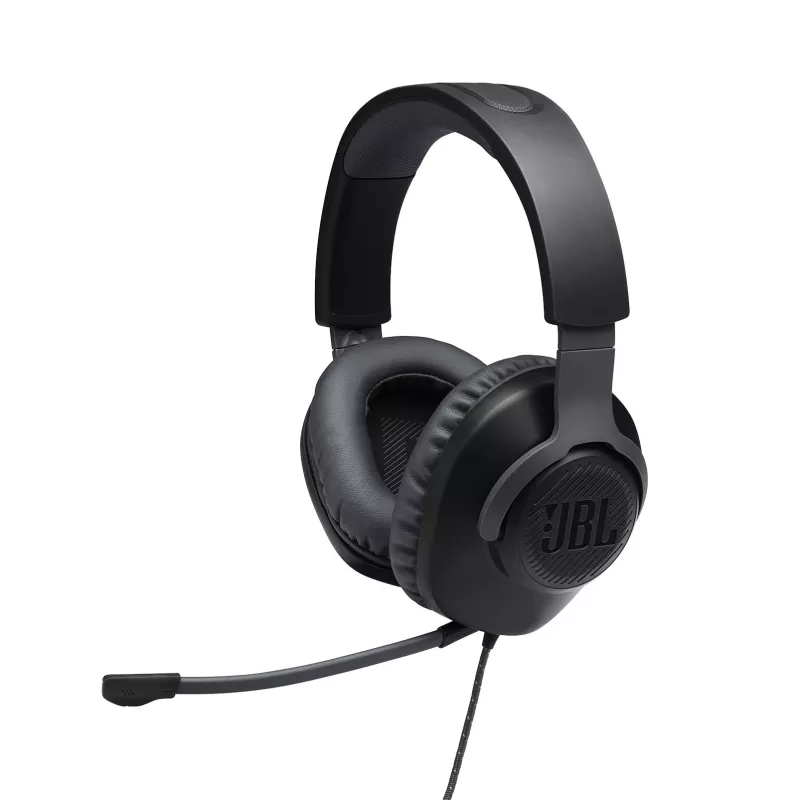 JBL Quantum 100 nero, con filo, gaming, 20 - 20000 Hz, 216 g, cuffie, nero