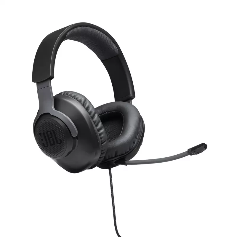 JBL Quantum 100 nero, con filo, gaming, 20 - 20000 Hz, 216 g, cuffie, nero