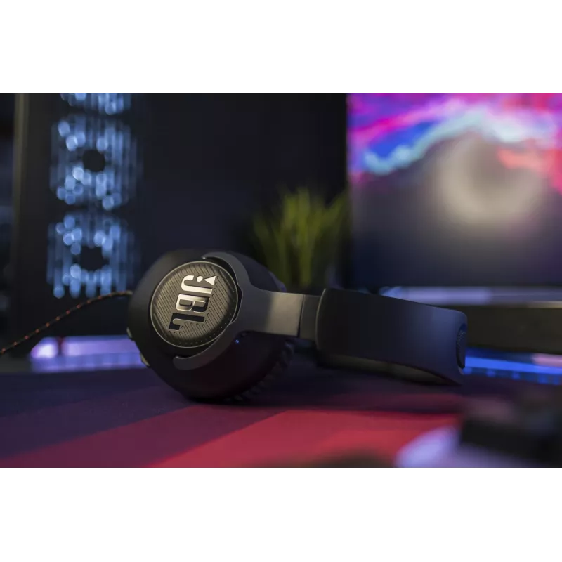 JBL Quantum 100 nero, con filo, gaming, 20 - 20000 Hz, 216 g, cuffie, nero