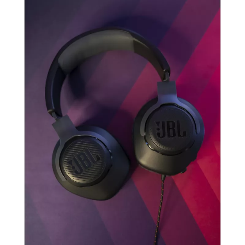JBL Quantum 100 nero, con filo, gaming, 20 - 20000 Hz, 216 g, cuffie, nero