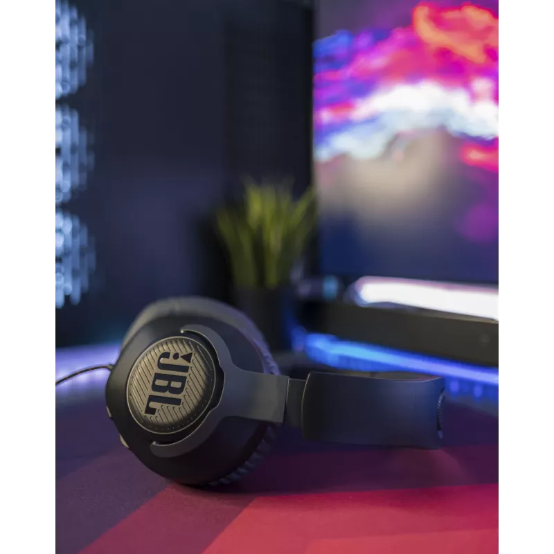 JBL Quantum 100 nero, con filo, gaming, 20 - 20000 Hz, 216 g, cuffie, nero