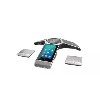 Telefono per conferenze IP Yealink CP960 — argento, controllo a tasti & touch, Micro-USB B & USB-A, 338×338×74 mm