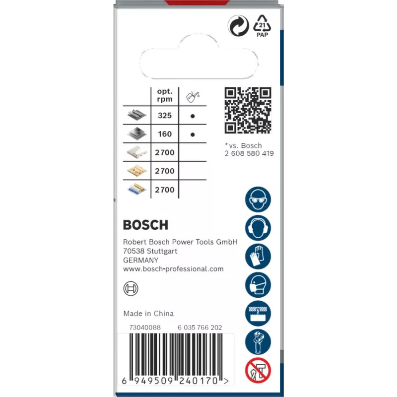 Sega a tazza Bosch PRO Multi Material PC Plus 44/27 mm — singola, per trapano, Ø27 mm