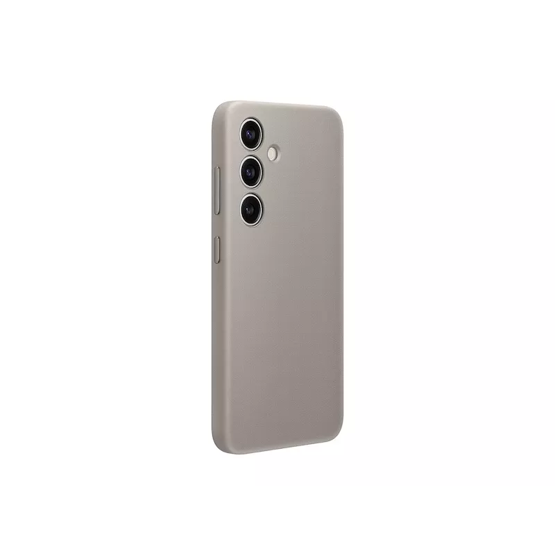 Samsung Galaxy S24 Custodia in pelle vegana Taupe Monochromatic
