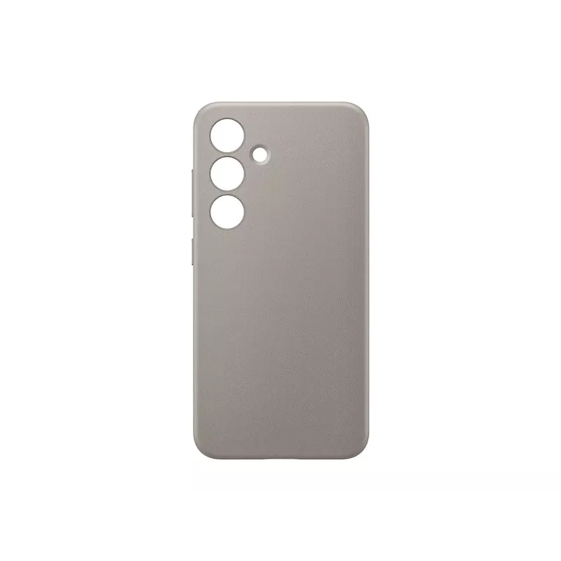 Samsung Galaxy S24 Custodia in pelle vegana Taupe Monochromatic