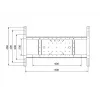 Kit di estensione Multibrackets M VESA Kit di estensione Tilt & Turn 800x400