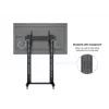 Multibrackets M Public Display Stand 210 Dual Pillar Wheelbase nero
