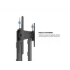 Multibrackets M Public Display Stand 210 Dual Pillar Wheelbase nero