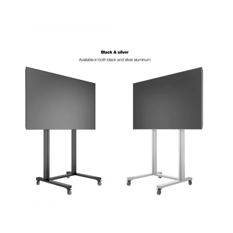 Multibrackets M Public Display Stand 210 Dual Pillar Wheelbase nero
