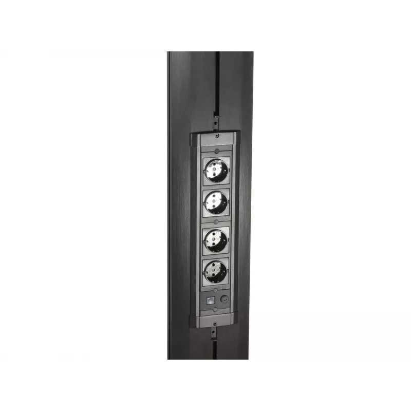 Multibrackets M Public Display Stand 210 Dual Pillar Wheelbase nero