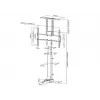 Multibrackets M sollevatore TV motorizzato Large portata 50 kg schermi 37-65