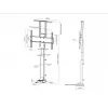 Multibrackets M sollevatore TV motorizzato Large portata 50 kg schermi 37-65