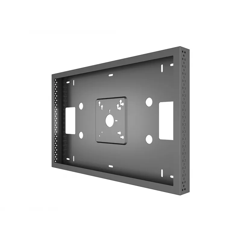 Case MULTIBRACKETS M Pro Series QB24R & QB24R-T nero — acciaio, orizzontale, adatto per 24