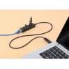 Manhattan dock/hub combo USB-C e USB-A, porte (4): Ethernet e USB-A (x3), 5 Gbit/s (USB 3.2 Gen 1, noto anche come USB 3.0), alimentato via USB (nessun alimentatore esterno necessario)