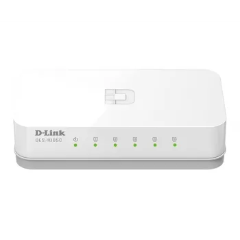 D-Link ES-1005C/E Unmanaged Fast Ethernet (10/100) desktop bianco