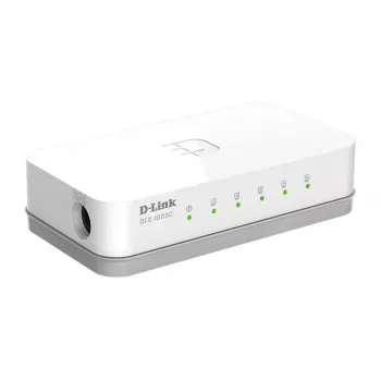 D-Link ES-1005C/E Unmanaged Fast Ethernet (10/100) desktop bianco