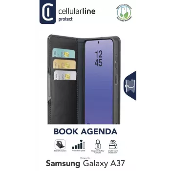 Cellularline Book Agenda 2 - Galaxy A37 cover a libro in similpelle…