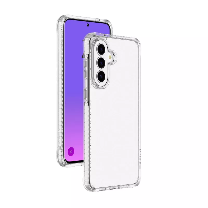 Cellularline Ultra Strong - Galaxy A57 cover trasparente ultra protettiva con bordi ammortizzanti e camere d'aria integrate, progettata per la massima protezione in caso di cadute accidentali.