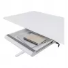 Dataflex 20.620 organizzatore per cassetto scrivania acciaio bianco