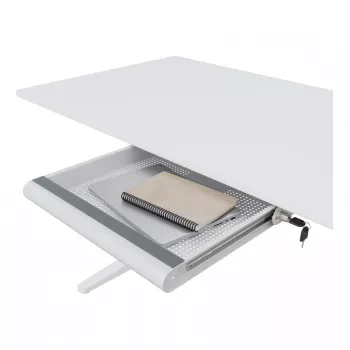 Dataflex 20.620 organizzatore per cassetto scrivania acciaio bianco