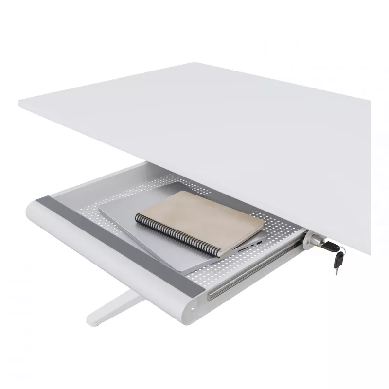 Dataflex 20.620 organizzatore per cassetto scrivania acciaio bianco