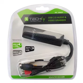 Techly I-USB-VIDEO-700TY convertitore di segnale video 720 x 576 pixel