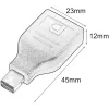 Techly IADAP DP-MDP2 adattatore/cavo adattatore DisplayPort Mini DisplayPort nero