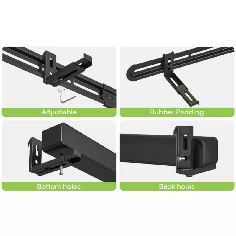 Techly supporto a parete universale per soundbar Max VESA 600x400