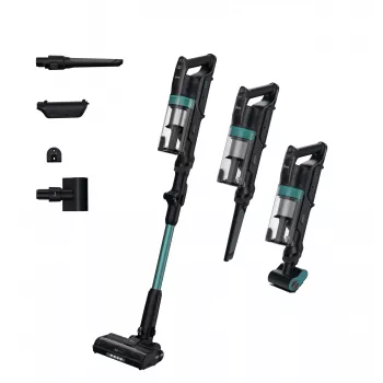 Hoover HF1P10PX 011 aspirapolvere a batteria asciutto schiuma, micro senza sacchetto 0,7 l 165 W nero, turchese 22 Ah