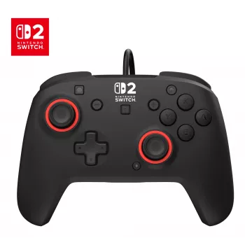 Controller da gaming con filo Turtle Beach Rematch per Nintendo Switch 2 – USB-C, cavo 3 m, tasto indietro, D-pad, nero