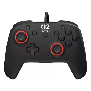 Controller da gaming con filo Turtle Beach Rematch per Nintendo Switch 2 – USB-C, cavo 3 m, tasto indietro, D-pad, nero