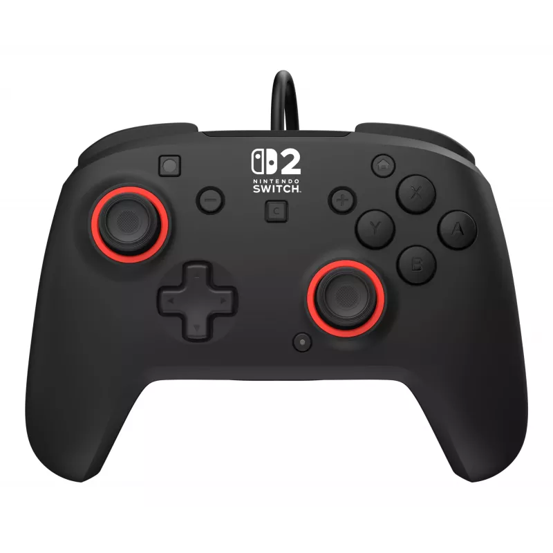 Controller da gaming con filo Turtle Beach Rematch per Nintendo Switch 2 – USB-C, cavo 3 m, tasto indietro, D-pad, nero