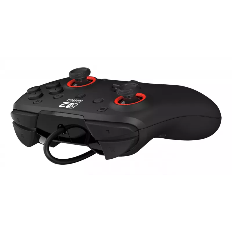 Controller da gaming con filo Turtle Beach Rematch per Nintendo Switch 2 – USB-C, cavo 3 m, tasto indietro, D-pad, nero