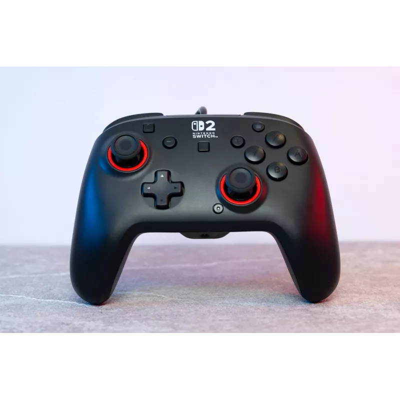 Controller da gaming con filo Turtle Beach Rematch per Nintendo Switch 2 – USB-C, cavo 3 m, tasto indietro, D-pad, nero