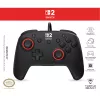 Controller da gaming con filo Turtle Beach Rematch per Nintendo Switch 2 – USB-C, cavo 3 m, tasto indietro, D-pad, nero