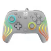 Controller da gaming RGB con filo Turtle Beach Afterglow Wave grigio – USB-C, cavo 3 m, per Nintendo Switch / Switch 2 / Switch OLED